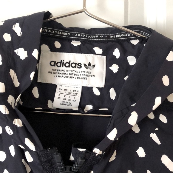 POLKA DOT ADIDAS WIND BREAKER - Picture 3 of 12